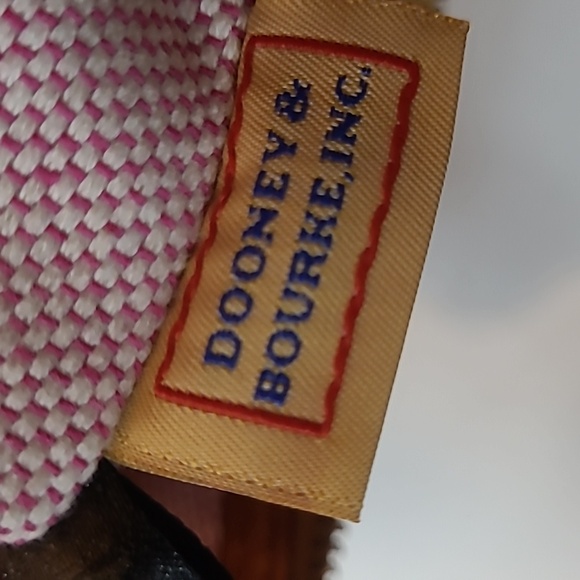 DOONEY & BOURKE Honey Gold Embossed Croc Leather Tote Briefcase Shoulder Bag - Picture 12 of 13